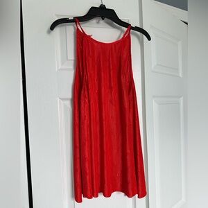 Red Sleeveless Women's Top